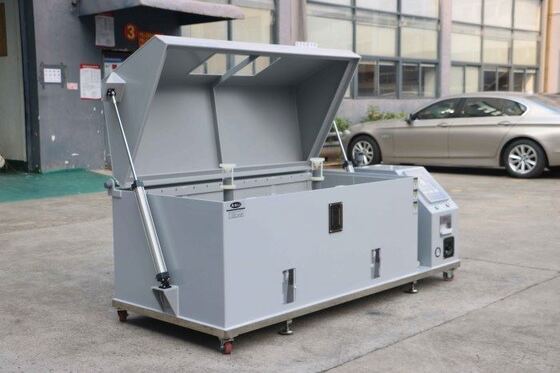 এএসটিএম বি 117 স্বয়ংক্রিয় ক্রমাগত নল ত্বরান্বিত বয়স্কতা লবণ স্প্রে টেস্টিং মেশিন সমুদ্র লবণ কুয়াশা জারা প্রতিরোধের পরীক্ষক