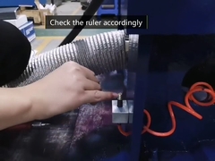 How to check the air volume of the vibration shaker system's airbag